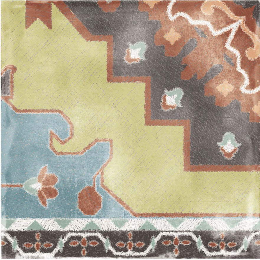 Керамогранит Play Carpet mix multicolor PF60003351 (20x20) PF60003351