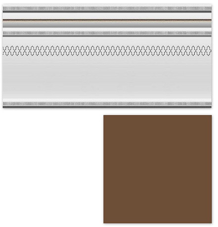 Плинтус Garden Zocalo Classic Marron (15х30)
