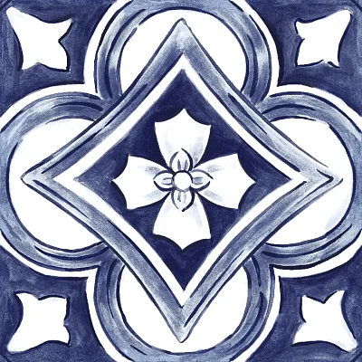 Керамогранит RC8G Amuri Decoro Maiolica Tappeto 1 Glossy 20х20 RT