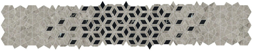 Мозаика Marvel Meraviglia Silver Majestic Diamond Lapp. AJQ7 (46.6x284.6) AJQ7