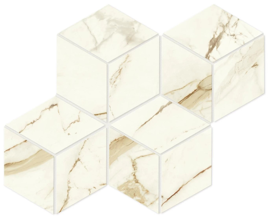 Marvel Calacatta Imperiale Mos. Esagono Matt A42J A42J