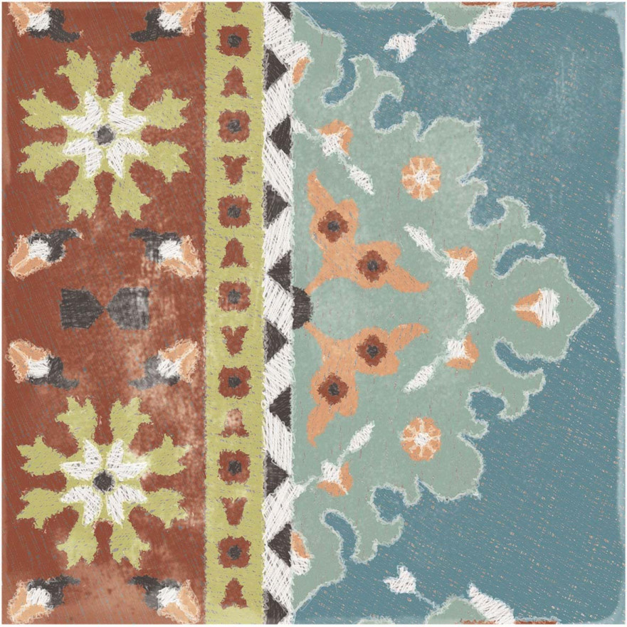 Керамогранит Play Carpet mix multicolor PF60003351 (20x20) PF60003351