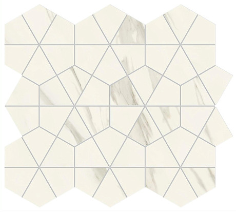 Мозаика Marvel Meraviglia Calacatta Meraviglia Hexagon Lapp. AJQY (40.3x46.6)