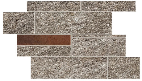 Мозаика Norde Piombo Brick Corten (39x27.8) A599