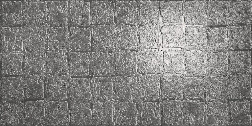 Керамическая плитка Abstra Silver Blocks Shiny 50x100 4-142-1