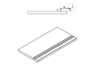 Silver Bordo Grip 620090000747 (30x60)