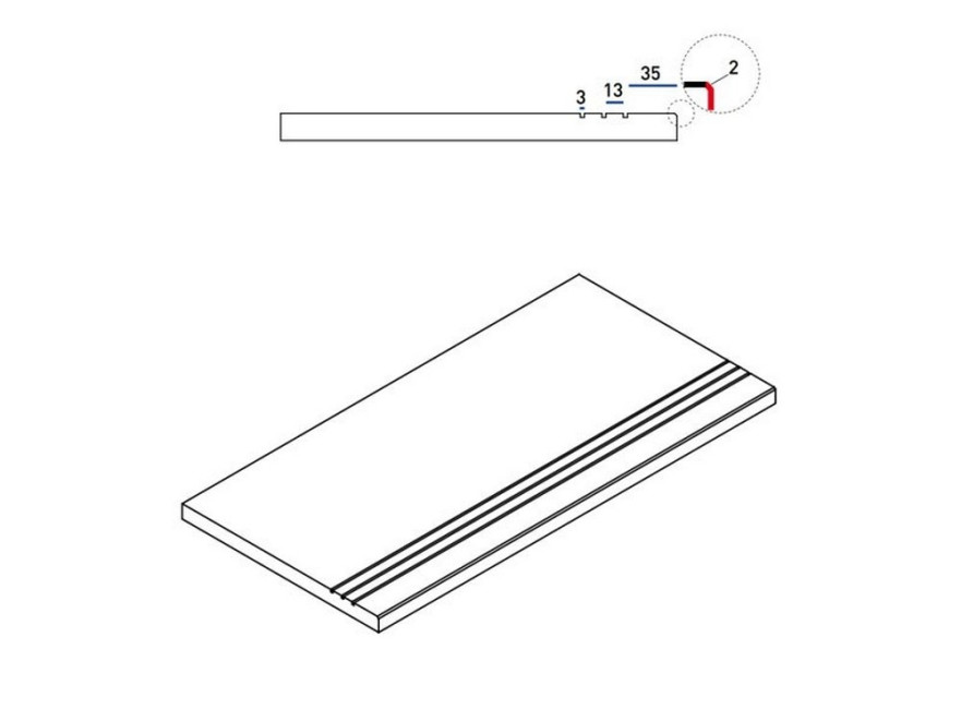 Silver Bordo Grip 620090000747 (30x60) 620090000747