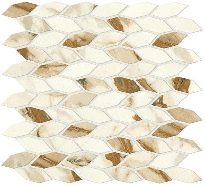 Мозаика Marvel Calacatta Imperiale Mos. Twist Silk (30.5x30.5) A4WR