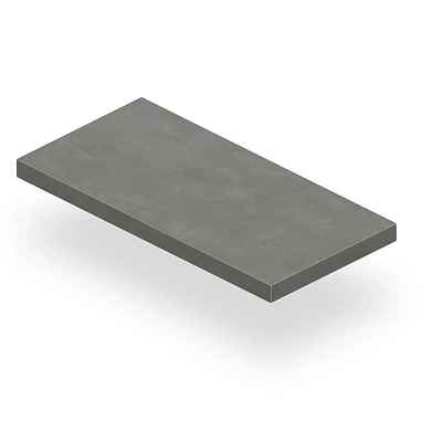 Ступень угловая левая Rinascente Resin Smoke Sc.A.SX /Рин.Ре. Смок(33x160)