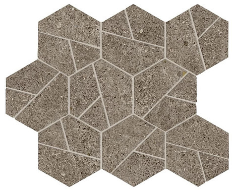 Мозаика Boost Stone Taupe Mosaico Hex (25x28.5) A7CX