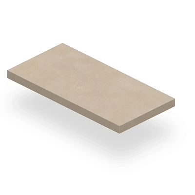 Ступень угловая левая Rinascente Resin Cream Sc.A.SX /Рин.Ре. Крим(33x160)