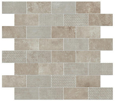 Мозаика Aix Cendre Minibrick Tumbled (30.5x30.5) 9AKC