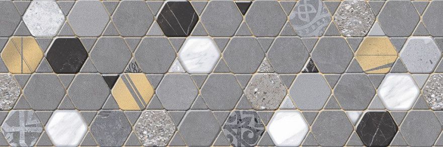 Декор Cemento Ash Crystal Dec 30*90