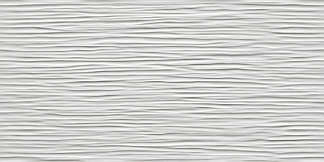 Керамическая плитка 3D Wave White Glossy (40x80) 8DWG