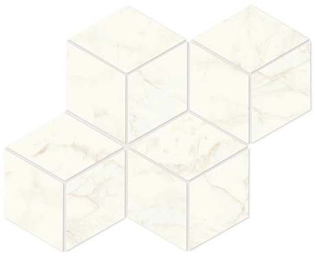 Мозаика Marvel Calacatta Delicato Mos. Esagono Lapp (30x35) A42K