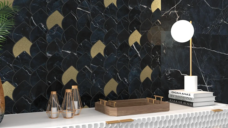 Black & Light Calacatta
