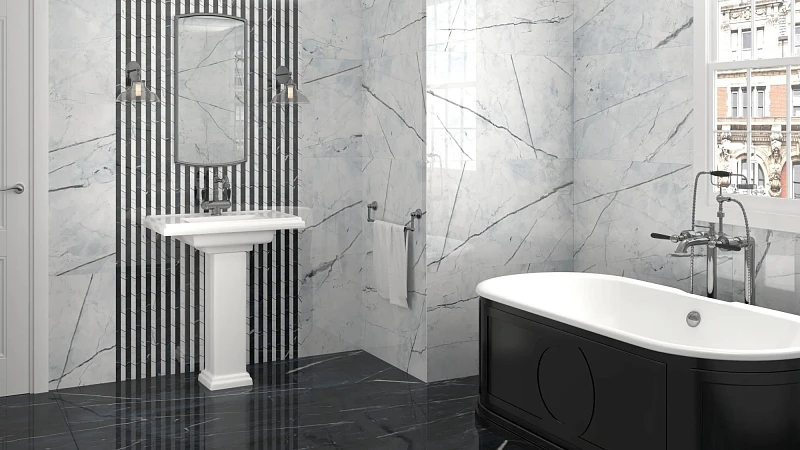 Black & Light Calacatta