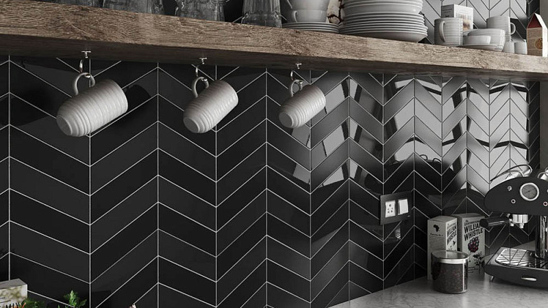 Chevron wall