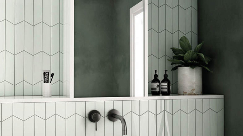 Chevron wall
